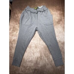 Sugar & Bruno Distressed harem sweatpants Gray Womens Unisex Small NWOT